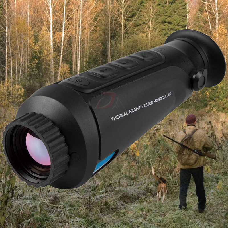 Outdoor WiFi Infrared Thermal Imager IP66 Protection Rating for Observing Animals Navigation Camping Search Rescue,2 3X 35Mm Night Vision Single Telescope 