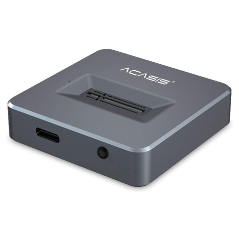 Acasis NVME Enclosure Clone Docking Station USB 3.1 Gen 2 No Cable Clone For SSD, USB to M2 SSD Key M ► Photo 1/6