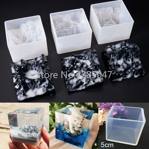 New Design Mountain Shaped Silicon Jewelry Tool Jewelry Accessories UV Resin Mold DIY Dried Flower Decoration Molds ► Photo 1/6