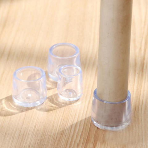 4pcs/set Chair Leg Caps Rubber Feet Protector Pads Furniture Table Covers Socks hole plugs dust Cover furniture leveling feet ► Photo 1/6