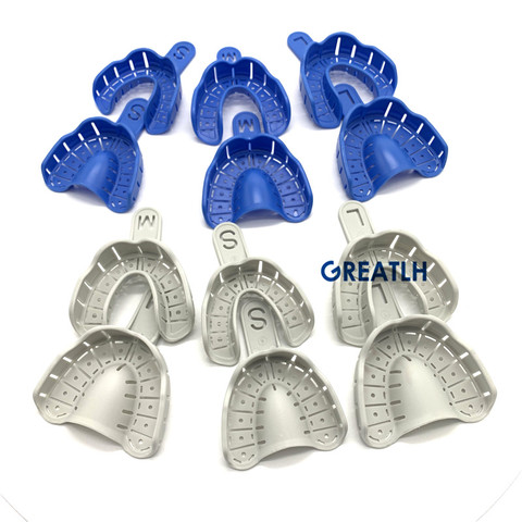 Dental Supply Impression Holder Trays Dental Impression Trays Holder Dental Materials 6pcs/set Dental Consumable ► Photo 1/6