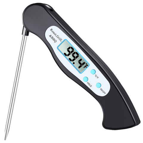 High Quality Foldable Food Thermometer Probe Digital BBQ Kitchen Meat Kitchen Thermometer Liquid Water Oil Temperature Gauge ► Photo 1/6