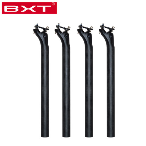 2022 new BXT full carbon bicycle seatpost MTB road mountain bike carbon seat post seat tube 27.2/31.6*350/400 mm bicycle parts ► Photo 1/5