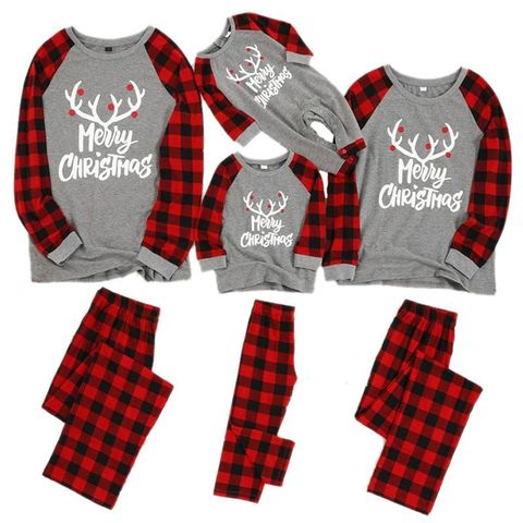 Family Christmas Matching Pajamas Set 2022 Xmas Adult Kids Pyjamas Nightwear Baby Romper Merry Christmas Family Matching Outfits ► Photo 1/6