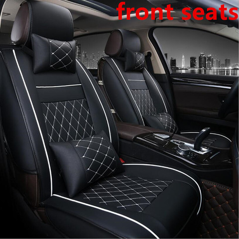 Universal PU Leather car seat covers For Suzuki Swift Wagon GRAND VITARA Jimny Liana 2 Sedan Vitara sx4 auto accessories styling ► Photo 1/5