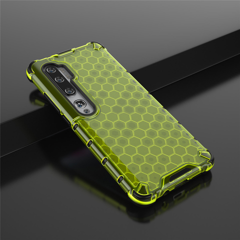 Honeycomb Armor Shockproof Case For Redmi Note 9S 8 Pro Max 7 9A 8A 7A 9C K30 For Xiaomi 10 Ultra Mi 9 CC9 Pro Clear Phone Cover ► Photo 1/6