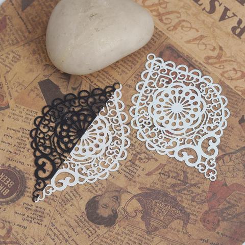 DoreenBeads Copper Pendants Hollow Oval Heart Filigree Stamping Multicolor Jewelry Accessories Findings 5.8cm x 3.7cm, 5 PCs ► Photo 1/6