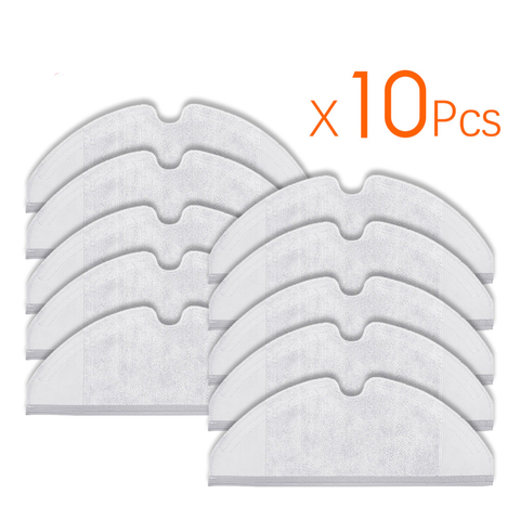 10Pcs Suitable for Xiaomi Roborock Robot S50 S51 Vacuum Cleaner Spare Parts Kit Mop Cloths Generation 2 Dry Wet Mopping Cleaning ► Photo 1/4