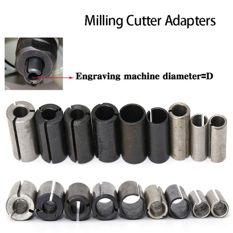 High Precision Adapter Collet Shank CNC Router Tool Adapters 8mm to 6mm shank Holder Milling Cutter Conversion Chuck ► Photo 1/6