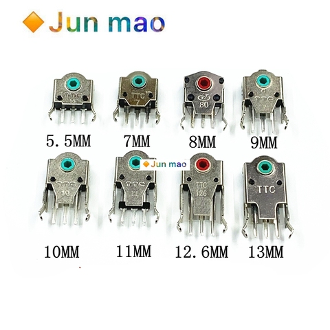 TT/C 5.5/7/8/9/10/11/12.6/13MM mouse wheel encoder Red core green core decoder 5 million life expectancy ► Photo 1/6