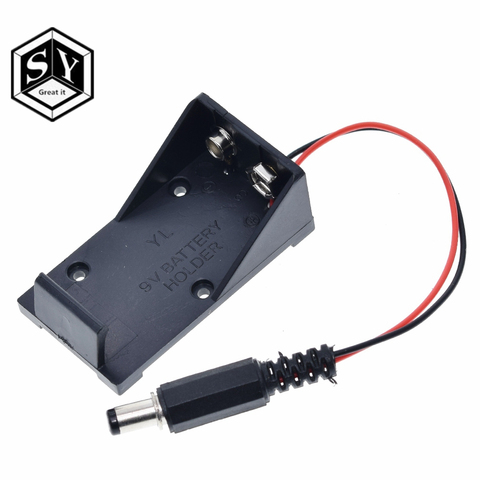 2022 Hot New 9V Battery Holder Box Case Wire with Plug 5.5*2.1mm for Arduino AU ► Photo 1/6