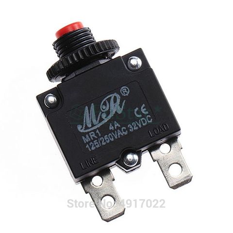 MR1 2A 3A 5A 6A 7A 8A 10A 15A 20A Circuit Breaker Overload Protector Switch Fuse Overload Overcurrent ST-1 Reset Insurance WP-01 ► Photo 1/2