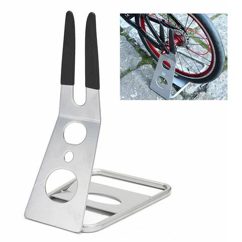 Universal Triangle Rear Hub Mount Mountain Bike Bicycle Display Stand Floor Parking Bicycle Storage Instant Rack Bracket ► Photo 1/6