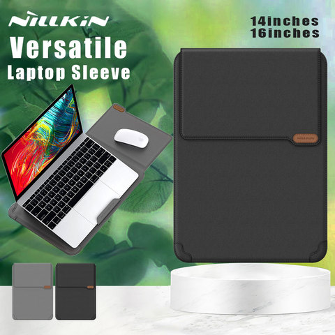 Nillkin Versatile Laptop Sleeve For Macbook Pro Air 13 16 RedmiBook Honor MagicBook MateBook Fashion Business Fabric Laptop Bag ► Photo 1/6