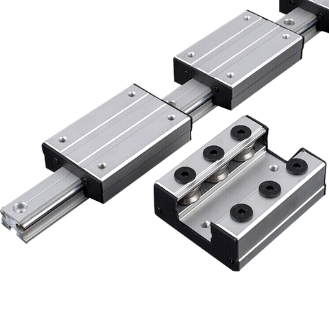 Frees hipping 1pcs External dual-axis linear guide slider LGD6 linear rail or LGB6 linear guide slider for CNC linear rail ► Photo 1/5