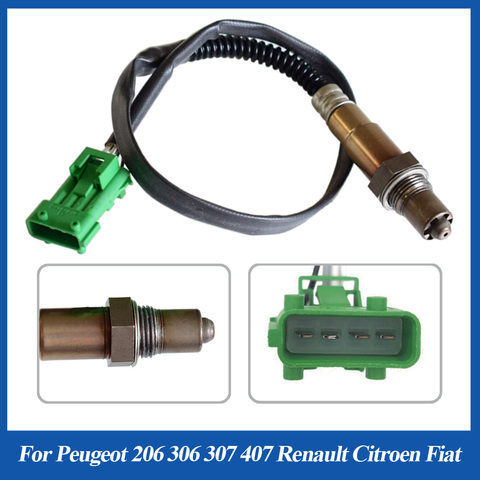 For Peugeot 206 306 307 407 Renault Clio Citroen Fiat 0258006027 1618Z6 Oxygen Sensor Probe O2 Sensor Air Fuel Ratio Sensor ► Photo 1/6