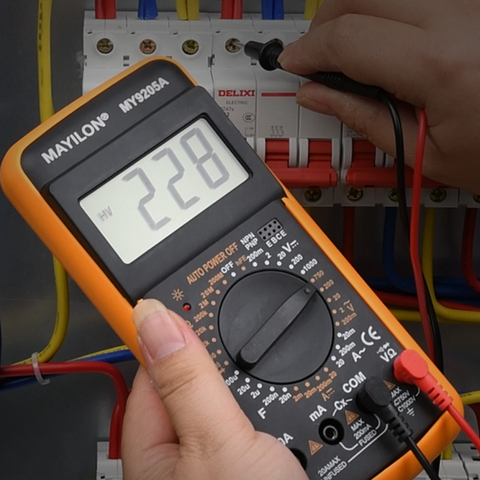 Professional Digital Multimeter MY9205A Multimeter Tester Manual Range Voltage Meter True RMS Transistor Tester Electrician Tool ► Photo 1/6