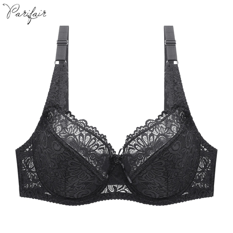 PairFairy Womens Large Cup D E F Unlined Bra Full Cup Lace Bras Plus Size 75-100 Floral Soutien Gorge Underwired Bralette ► Photo 1/6