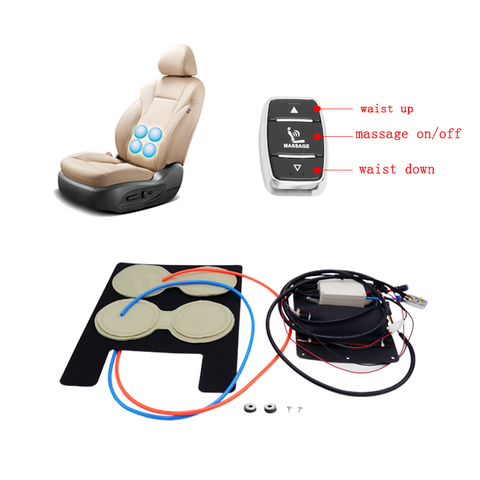 12v auto seat built-in air lumbar support and waist massage for car seat ► Photo 1/6