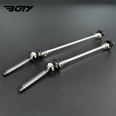 50g！Ultra light Titanium Material Road/MTB Quick Release  Super Light Titanium  Bicycle Skewers with carbon covered lock ► Photo 1/5