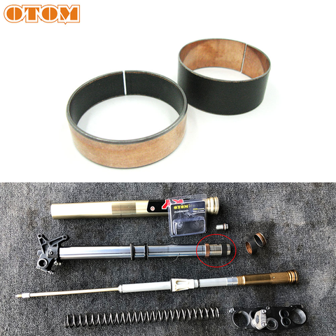 OTOM Motocross 47mm/48mm Front Fork Bushing Shock Absorption Maintenance For EXC SX YZF WR GSXR RM KLX Pit Dirt Bike Accessories ► Photo 1/6