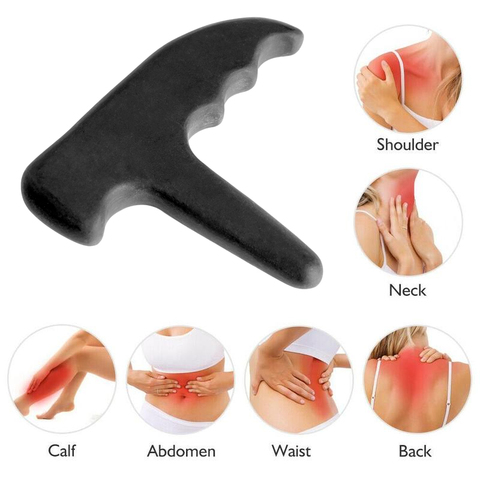 Natural Stone Meteorite Body Massager Massage Cone Needle Reflexology Foot Shoulder Back Neck Point Stick Tool Muscle Relaxation ► Photo 1/6