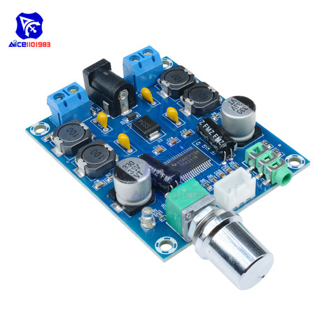 diymore TPA3118D2 Stereo Power Amplifier Module DC 12V 24V 28V Dual Channel 45W*2 Digital HD Edition Audio Power Amplifier Board ► Photo 1/6