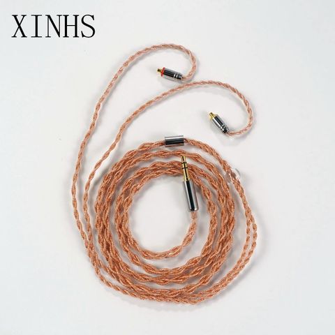 4 CORE Alloy copper upgrade cable 2pin/MMCX/QDC/TFZ with 2.5/3.5/4.4 Connector for TRN V90 BA5 V80 T2 C10 C16 ZS10 AS10 KS2 ► Photo 1/6