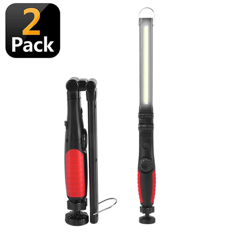 Rechargeable LED Work Light Foldable LED Flashlight Cordless Portable Magnetic COB LED Work Lights Inspection Light For Garage ► Photo 1/1