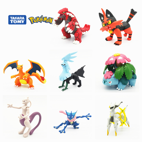 TOMY Pokemon Anime God Beast Large Movable Robot Figure Toy 6-13 Cm Charizard Greninja Solgaleo Arceus Groudon Decoration Gift ► Photo 1/6