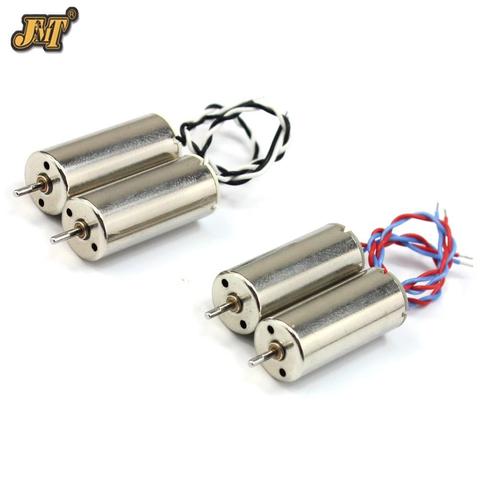 JMT 2Pcs / 4Pcs 8520 Brush Motor 2S Rotation 7.4V CW CCW Hollow Cup Motor for DIY FPV RC Racing Drone ► Photo 1/6