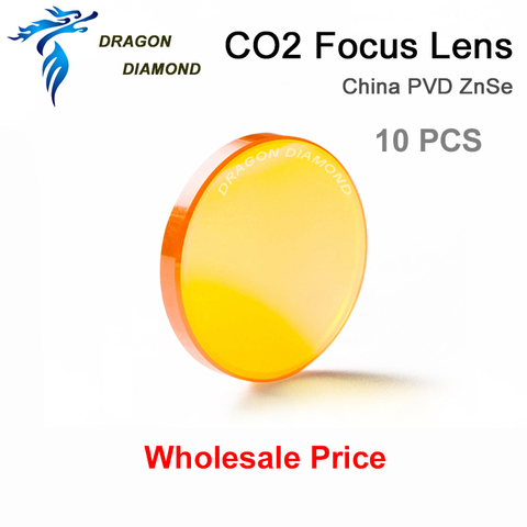 10 Pcs CO2 Laser Lens China PVD ZnSe Dia.12/18/19.05/20mm Focal length 38.1- 101.6mm 1.5- 4inch For Laser Engraver Machine ► Photo 1/5