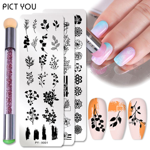 nail art sponge brush silicone stamp