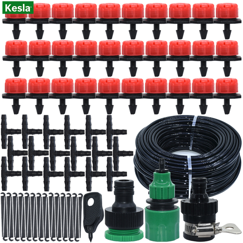 KESLA 25M DIY Drip Irrigation System Automatic Watering Garden Hose Micro Drip Garden Watering Kits with Adjustable Drippers ► Photo 1/1