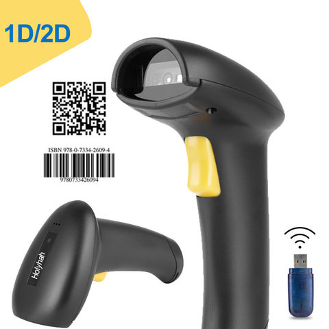 Holyhah A30D Wireless Wired 2D Barcode Scanner And A3D 1D 2D QR Bar Code Reader for Inventory POS Terminal ► Photo 1/6