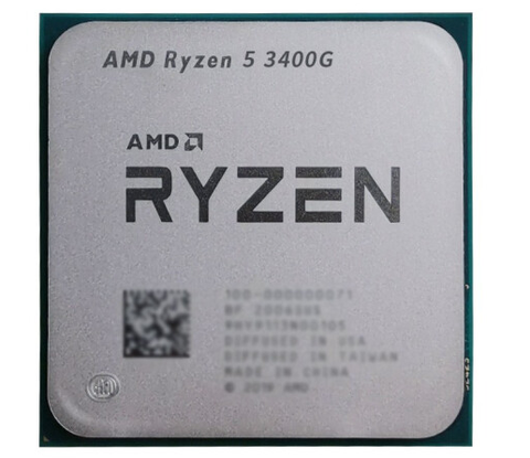 AMD Ryzen 5 3400G R5 3400G 3.7 GHz Quad-Core Eight-Thread 65W CPU Processor YD3400C5M4MFH Socket AM4 ► Photo 1/1