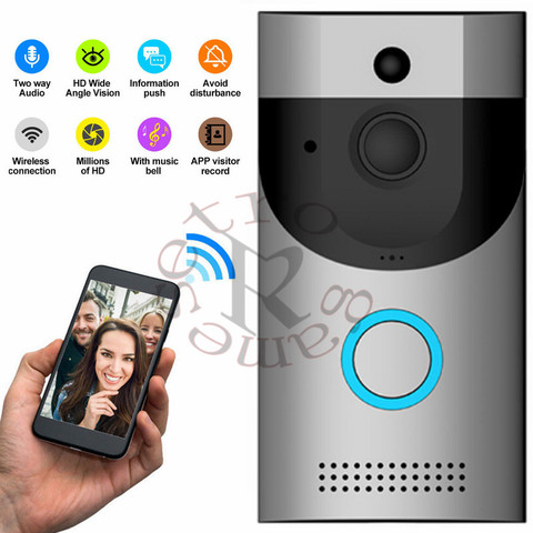 WIFI Wireless Video Intercom Doorbell Low Power Consumption Smart Security Camera B30 720P HD for Door Home ► Photo 1/6