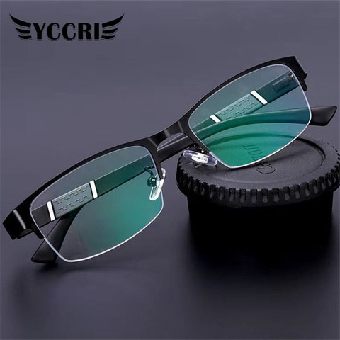 2022New Trend Reading Glasses Reading Glasses Men and Women High Quality Half Frame Diopters Business Office Men Reading Glasses ► Photo 1/6