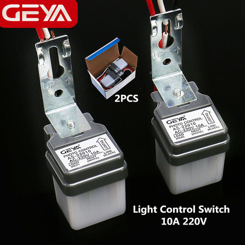 2PCS Free Shipping GEYA Photocell Street Light Switch AC220V10A Photo Control Photoswitch Sensor Switch ► Photo 1/6