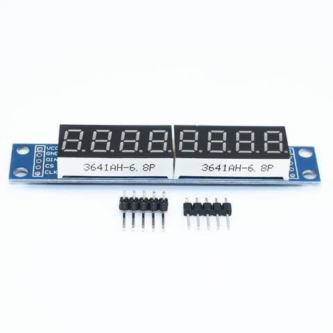 H11 MAX7219 CWG 8-Digit Digital Tube Display Control Module Red Three IO ► Photo 1/2