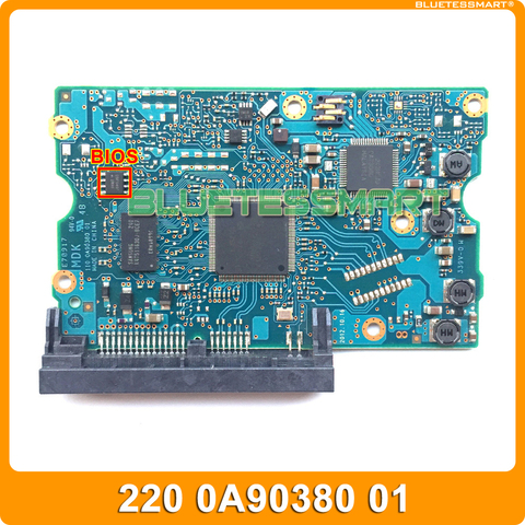 HDD PCB printed circuit board 220 0A90380 01 for Toshiba&Hitachi 3.5 SATA hard drive 110 0A90380 01 DT01ACA300 ► Photo 1/3