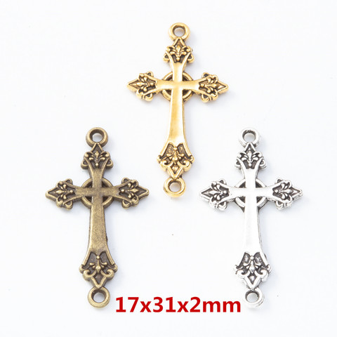 30 pcs Vintage cross zinc alloy charms pendant DIY Bracelet Necklace metal jewelry accessories Making 8225 ► Photo 1/4
