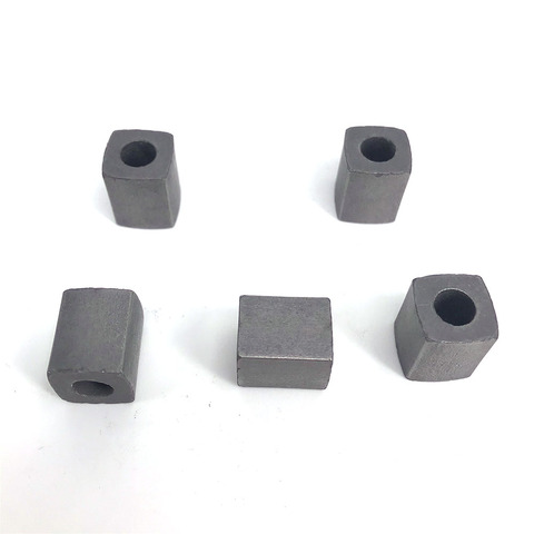 Tungsten Carbide Block Power Feed Contact W12*L12*H15*Hole6mm 5pcs for EDM Wire Cutting Machine ► Photo 1/6