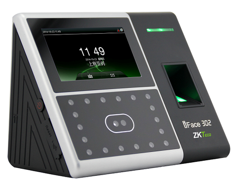 ZK iFace302 face fingerprint identification Time & Attendance and Access Control terminal 4.3