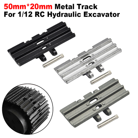 50mm*20mm Track Full Metal Crawler For 1/12 RC Hydraulic Excavator Car Parts ► Photo 1/6