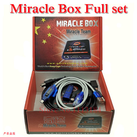 100%  original Miracle Box Full set Miracle box + Miracle Dongle + UMF All Boot cable ► Photo 1/6