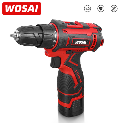 Wosai Power Tool Screw Driver Electric Cordless Small Drill