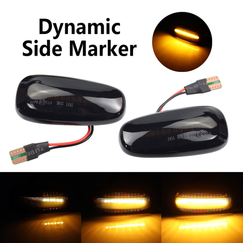 For Opel Zafira A 1999-2005 Astra G 1998-2009 LED Dynamic Side Marker Turn Signal Light Sequential Blinker ► Photo 1/6