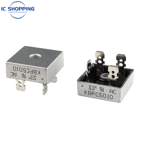 2PCSLOT KBPC5010 50A 1000V DIP Diode Bridge Rectifier Single-phase Rectifier Bridge Accessories for CNC Machinery ► Photo 1/1