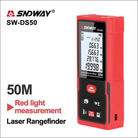 SNDWAY Laser Distance Rangefinder Hunting Rangefinder Digital Range finder Laser Tape Distance Ruler Sensor 5om Distance Meter ► Photo 1/6